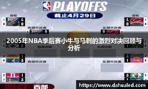 2005年NBA季后赛小牛与马刺的激烈对决回顾与分析